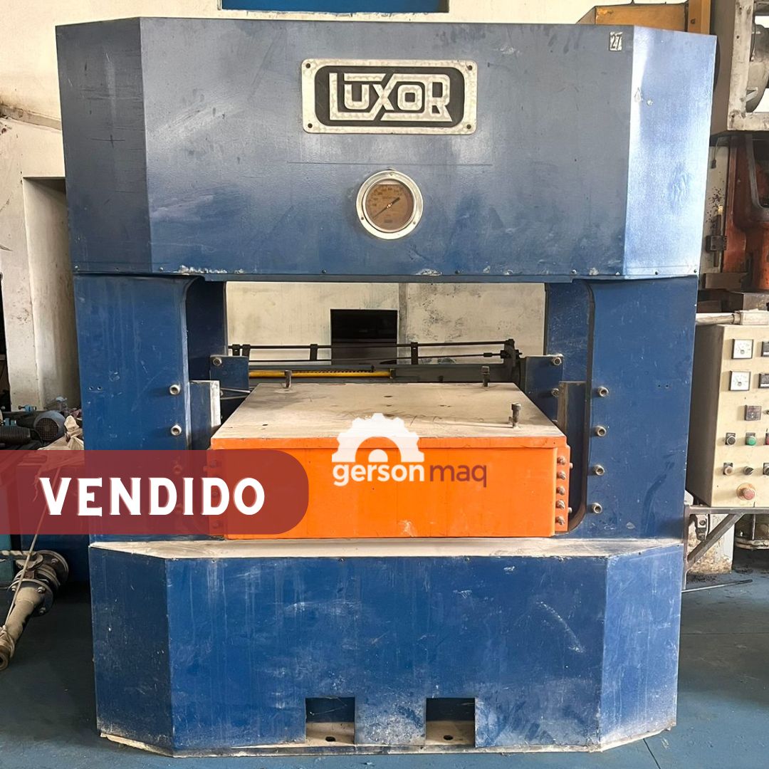 PRENSA HIDRAULICA PARA BORRACHA LUXOR MODELO LPB ANO 2006